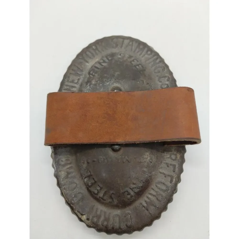 Reform Curry Comb New York Stamping Co. - Pat. May 19 1896 Horse Equestrian
